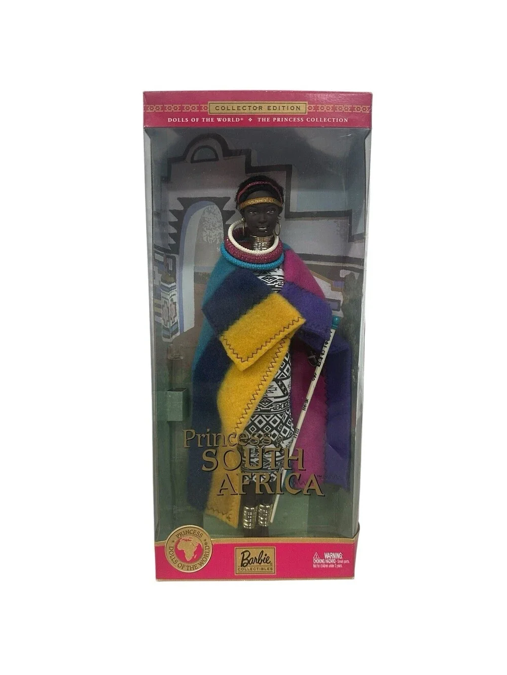 Princess of South Africa Barbie Dolls of the World Collection 2002 Mattel 56218